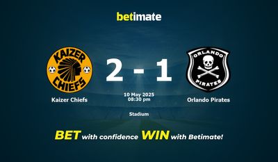 Dự đoán, tỷ lệ cược và mẹo cá cược Kaizer Chiefs vs Orlando Pirates 05/10/2025