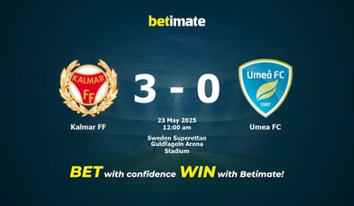 Dự đoán, Tỷ lệ cược & Mẹo cá cược Kalmar FF vs Umea FC 05/22/2025