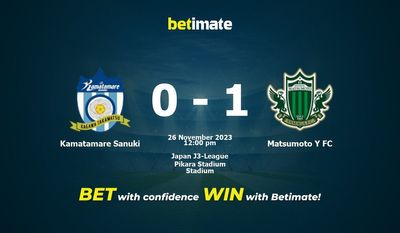 Dự đoán Kamatamare Sanuki vs Matsumoto Y FC, tỷ lệ và tip cá cược 26/11/2023