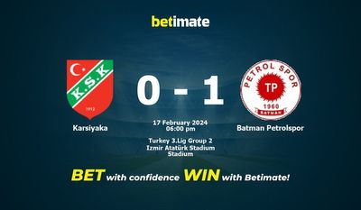 Dự đoán Karsiyaka vs Batman Petrolspor, tỷ lệ cá cược 17/02/2024