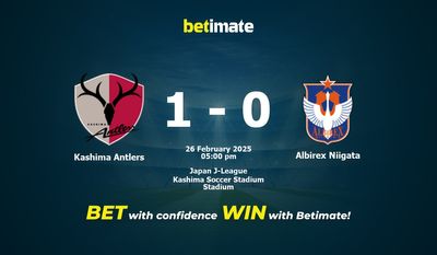 Dự đoán, Tỷ lệ cược & Mẹo cá cược Kashima Antlers vs Albirex Niigata 26/02/2025