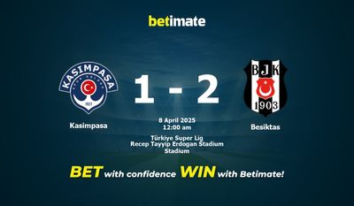 Dự đoán Kasimpasa vs Besiktas, Tỷ lệ cược & Mẹo cá cược 04/07/2025
