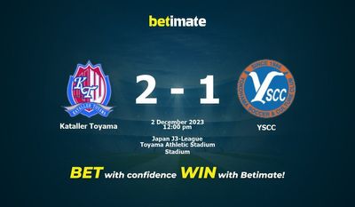 Dự đoán Kataller Toyama vs YSCC, tỷ lệ và tip cá cược 02/12/2023