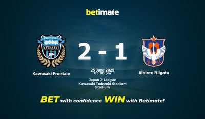 Dự đoán Kawasaki Frontale vs Albirex Niigata, Tỷ lệ cược & Mẹo cá cược 25/06/2025