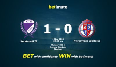 Soi kèo Kecskemeti TE vs Nyiregyhaza Spartacus, tỷ lệ và tip cá cược 04/05/2025