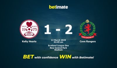 Dự đoán Kelty Hearts vs Cove Rangers, Tỷ lệ cược & Mẹo cá cược 03/11/2025