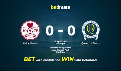 Dự đoán Kelty Hearts vs Queen of South, Tỷ lệ cược & Mẹo cá cược 19/04/2025