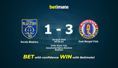 Dự đoán, tỷ lệ cược và mẹo cá cược Kerala Blasters vs East Bengal Club 20/04/2025