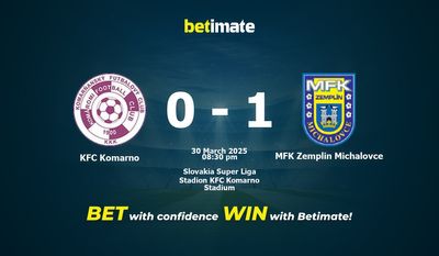 Soi kèo KFC Komarno vs MFK Zemplin Michalovce, Tỷ lệ & Mẹo cá cược 30/03/2025