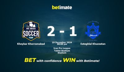 Dự đoán Kheybar Khorramabad vs Esteghlal Khuzestan, Tỷ lệ cược & Mẹo cá cược 19/12/2024