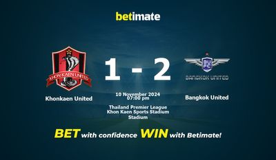 Dự đoán Khonkaen United vs Bangkok United, Tỷ lệ cược & Mẹo cá cược 11/10/2024