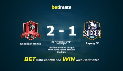 Dự đoán Khonkaen United vs Rayong FC, Tỷ lệ cược & Mẹo cá cược 30/11/2024