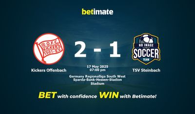 Dự đoán Kickers Offenbach vs TSV Steinbach, Tỷ lệ cược & Mẹo cá cược 17/05/2025