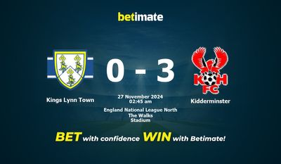 Dự đoán, Tỷ lệ cược & Mẹo cá cược Kings Lynn Town vs Kidderminster 26/11/2024