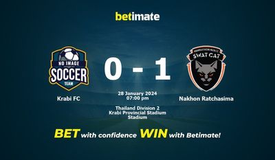 Dự đoán Krabi FC vs Nakhon Ratchasima, tỷ lệ và tip cá cược 28/01/2024