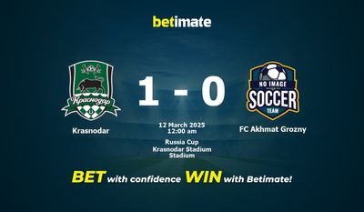 Dự đoán Krasnodar vs FC Akhmat Grozny, tỷ lệ cá cược 11/03/2025