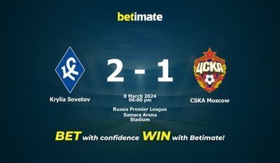 Sovetov vs CSKA Moscow Dự đoán, tỷ lệ và tip cá cược 08/03/2024