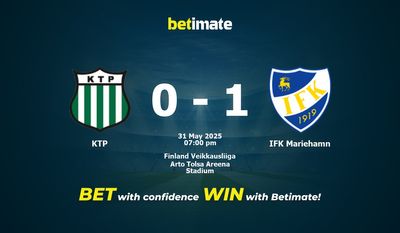 Dự đoán KTP vs IFK Mariehamn, Tỷ lệ cược & Mẹo cá cược 31/05/2025