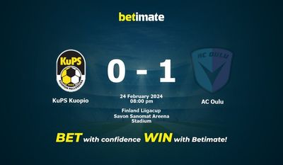 Nhận định KuPS Kuopio vs AC Oulu, tỷ lệ và tip cá cược 24/02/2024