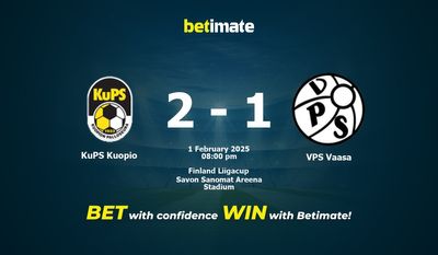 Dự đoán KuPS Kuopio vs VPS Vaasa, Tỷ lệ cược & Mẹo cá cược 02/01/2025