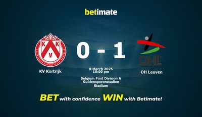 Soi kèo KV Kortrijk vs OH Leuven, tỷ lệ cá cược 08/03/2025
