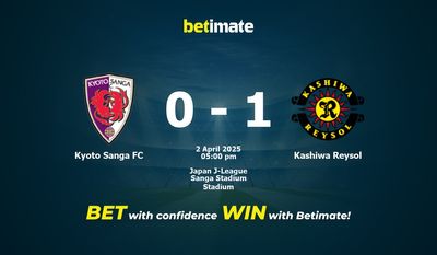 Dự đoán, Tỷ lệ cược & Mẹo cá cược Kyoto Sanga FC vs Kashiwa Reysol 04/02/2025