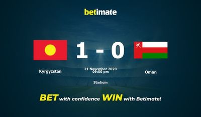 Dự đoán Kyrgyzstan vs Oman, tỷ lệ và tip cá cược 21/11/2023