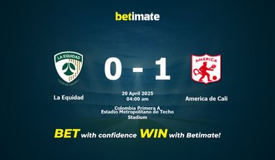 Soi kèo La Equidad vs America de Cali, Tỷ lệ & Mẹo cá cược 19/04/2025