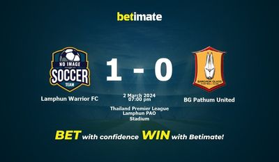 Soi kèo Lamphun Warrior FC vs BG Pathum United, Tỷ lệ & Mẹo cá cược 02/03/2024