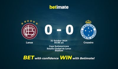 Dự đoán Lanus vs Cruzeiro, Tỷ lệ cược & Mẹo cá cược 30/10/2024
