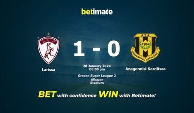 Dự đoán Larissa vs Anagennisi Karditsas, tỷ lệ và mẹo cá cược 28/01/2024