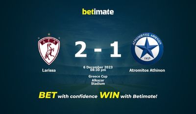Larissa vs Atromitos Athinon Prediction, Odds & Betting Tips 12/06/2023