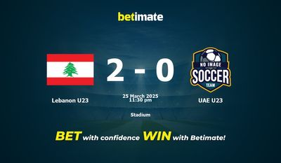 Dự đoán Lebanon U23 vs UAE U23, Tỷ lệ cược & Mẹo cá cược 25/03/2025