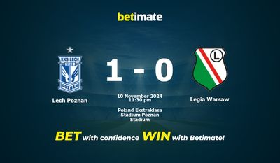 Dự đoán Lech Poznan vs Legia Warsaw, Tỷ lệ & Mẹo cá cược 10/11/2024