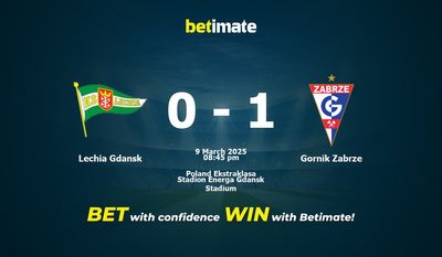 Dự đoán Lechia Gdansk vs Gornik Zabrze, tỷ lệ và tip cá cược 09/03/2025