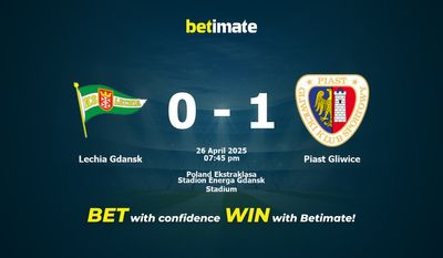 Dự đoán Lechia Gdansk vs Piast Gliwice, Tỷ lệ cược & Mẹo cá cược 26/04/2025