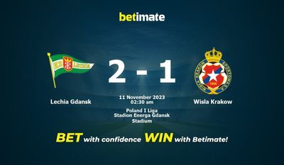 Soi kèo Lechia Gdansk vs Wisla Krakow, Tỷ lệ & Mẹo cá cược 10/11/2023