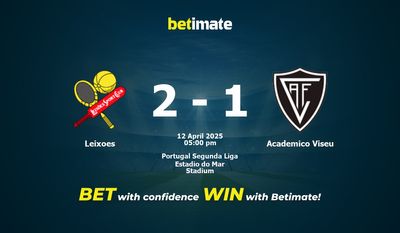 Dự đoán Leixoes vs Academico Viseu, tỷ lệ cá cược 12/04/2025