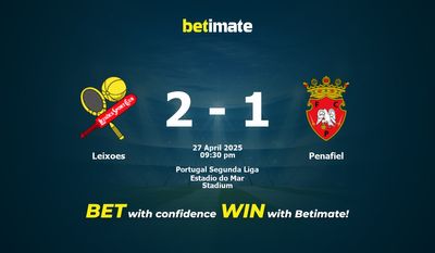 Dự đoán Leixoes vs Penafiel, Tỷ lệ cược & Mẹo cá cược 27/04/2025