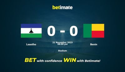 Dự đoán Lesotho vs Bénin, tỷ lệ và mẹo cá cược 21/11/2023