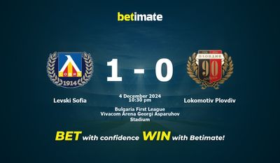 Dự đoán Levski Sofia vs Lokomotiv Plovdiv, Tỷ lệ cược & Mẹo cá cược 12/04/2024