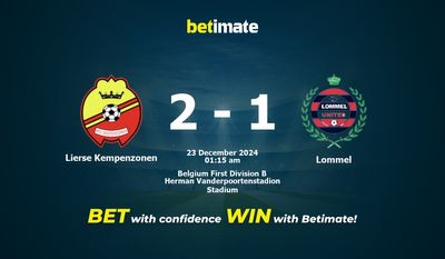 Dự đoán Lierse Kempenzonen vs Lommel, Tỷ lệ & Mẹo cá cược 22/12/2024