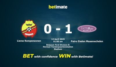 Soi kèo Lierse Kempenzonen vs Patro Eisden Maasmechelen, tỷ lệ và tip cá cược 11/04/2025