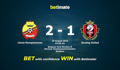 Soi kèo Lierse Kempenzonen vs Seraing United, tỷ lệ và tip cá cược 24/08/2024