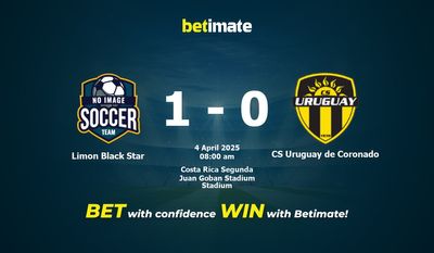 Dự đoán, Tỷ lệ cược & Mẹo cá cược Limon Black Star vs CS Uruguay de Coronado 04/04/2025
