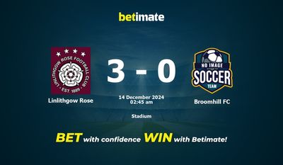 Dự đoán, Tỷ lệ cược & Mẹo cá cược Linlithgow Rose vs Broomhill FC 12/13/2024