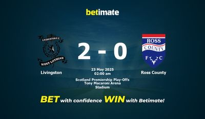 Dự đoán Livingston vs Ross County, Tỷ lệ cược & Mẹo cá cược 22/05/2025