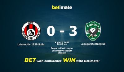 Soi kèo Lokomotiv 1929 Sofia vs Ludogorets Razgrad Soi kèo, tỷ lệ và tip cá cược 09/03/2025
