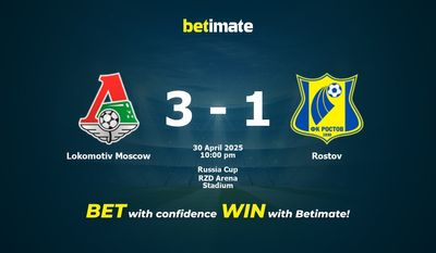 Dự đoán Lokomotiv Moscow vs Rostov, Tỷ lệ cược & Mẹo cá cược 30/04/2025