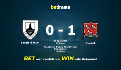 Dự đoán Longford Town vs Dundalk, Tỷ lệ cược & Mẹo cá cược 26/04/2025